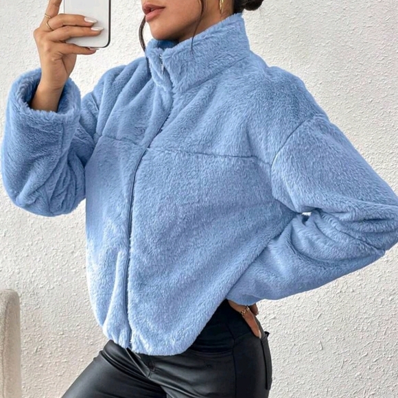 Fleece Lined Full Zip Warm Jacket - Picture 3 of 5